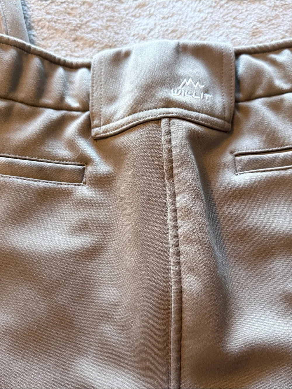 WILLIT Men's Baseball Softball Pants Reinforced Knee Elastic Hem - Size M
